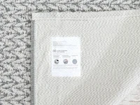 Skandynawski dywan TROVER SZARY naturalny łatwoczyszczący - wykończenie spodu