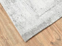 Loftowy dywan GEO SZARY łatwoczyszczący naturalny - charakterystyczne detale